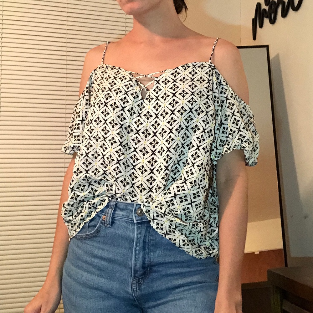 printed top